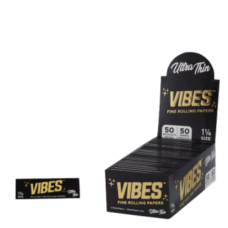 Vibes Ultra Thin 1 1/4 Paper - 50 Count / Booklet - 50 Booklet In Box
