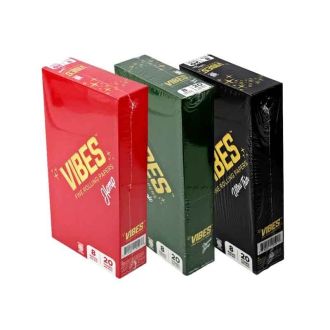 Vibes Cones - King Size - 20 Cones Per Pack - 8 Packs Per Box