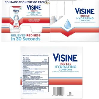 VISINE RED EYE RELIEF 8ML BOTTLE 12 Per Pack