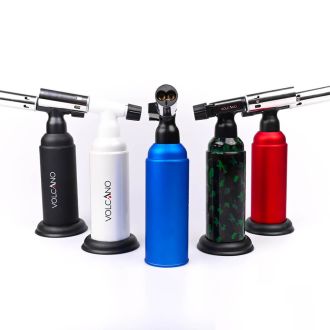 Volcano Dual Flame Torch With Gas