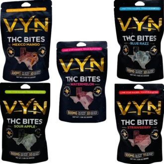 VYN THC BITES D9 50mg Gummies 10 per pack