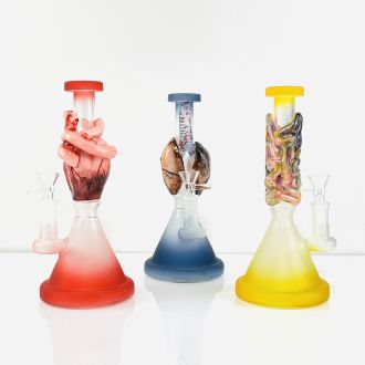 Waterpipe 10" Inch - Organs Designs - Assorted - Price Per Piece