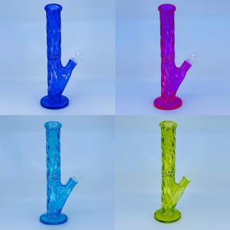Waterpipe 11" Inch - Straight Tube Swirl