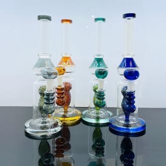 Waterpipe 12 Inch - Straight With Character Perc - Price Per Piece - Assorted