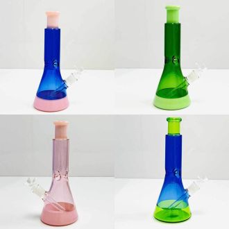 Waterpipe 12" Inch - Beaker 2 Tone - (Wpwc3)