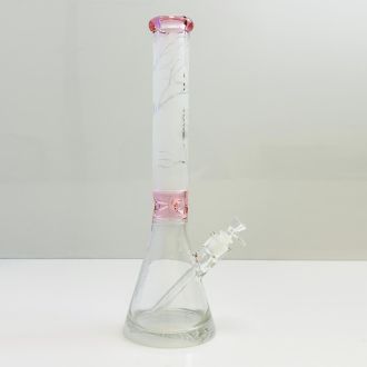 Waterpipe 17" Beaker With Ice Catcher Heavy Bottom - Assorted Colors