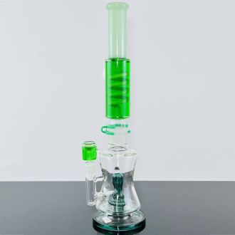 Waterpipe 17" Inch - With Glycerin Spiral Coil - Assorted