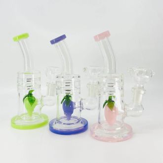 Waterpipe 6"Inch Mini With Fruit Showerhead Perc - Price Per Piece