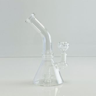 Waterpipe 8" Inch - Color Ring With Bent Neck - Assorted