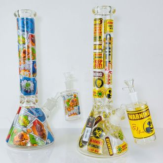 Waterpipe Chill Glass 15" Inch - Jla-158 - Assorted - Price Per Piece