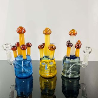 Waterpipe 8" Inch - Mushroom - Assorted - Price Per Piece
