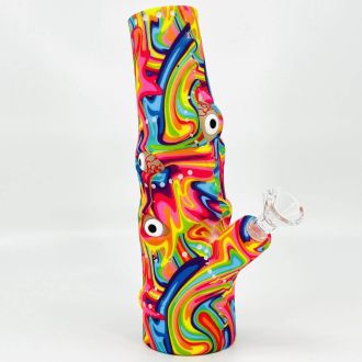Waterpipe Silicone 9" Inch - 5 Eye Monster - Assorted Colors