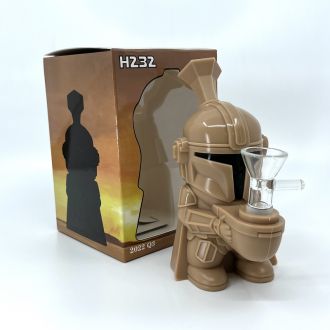 Waterpipe Silicone Spaceman - 6 Inch - Wppc72 - Assorted Colors