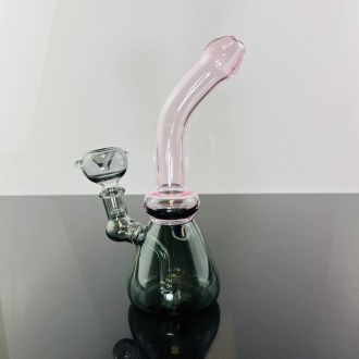 Waterpipe 8" Inch - Bent Neck Bottle Cap - Assorted