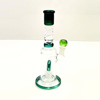 Waterpipe With Donut Perc - 12 Inch - Assorted Colors - WPLG251