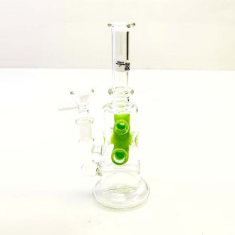 Waterpipe With Swiss Perc - 8 Inch - Assorted Colors - WPAG43