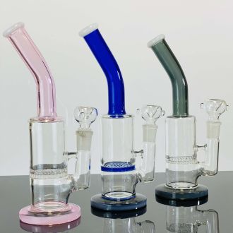 Waterpipe 10"Inch -  With Honeycomb,Colored Tube And Mouthpiece - Asssorted - Price Per Piece