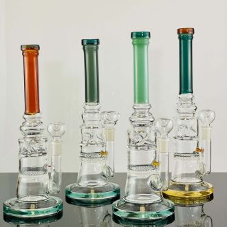 Waterpipe 12"Inch - Honey Comb And Ice Catcher - Assorted - Price Per Piece