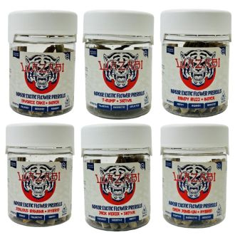 Wazabi Indoor THC-A Preroll - 1.25 Grams - 50 Counts Per Jar