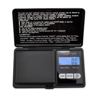 Weighmax Digital Pocket Scale - W-SM650C - 650 Grams X 0.1 Gram