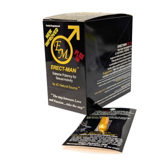 ERECT MAN PLUS MALE ENHANCEMENT PILLS 10PK/BOX 750MG