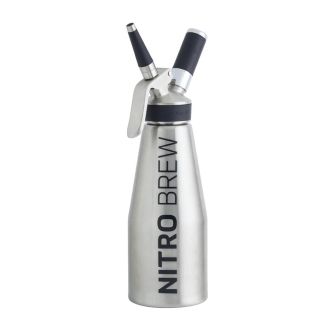 Whip It - Nitro - Stainless Steel Silver - Brew Coffee Dispenser - 1 Liter