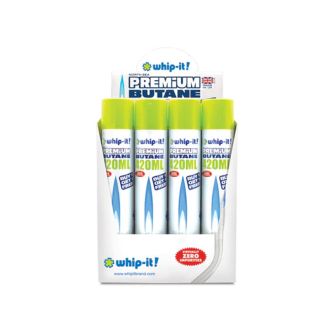 Whip It Premium Butane 420ml - 12 Count Per Box - Bogo ( No Free Shipping )