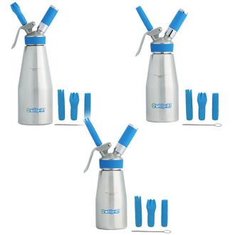 Whip It Specialist Cream Dispenser - Stainless Steel - Silver