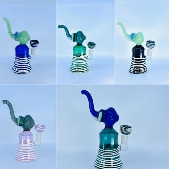 Waterpipe Top Elephant With Bell-base - 7 inch - WPAG108
