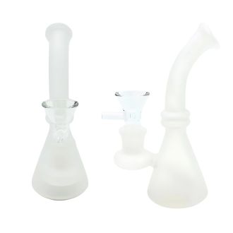 WPFC58 WATERPIPE 6" BENT NECK W/COLOR RIM