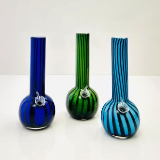 WPRT30 - 10 Inch Glass Waterpipe - Ray-K-63 - Assorted Colors  - Price Per Piece
