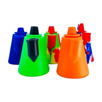 6 Inch Silicone Waterpipe - With Shower Perc - WPST35