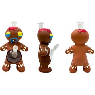 WPYHS113 WATERPIPE 11" GINGERBREAD MAN  (H448)