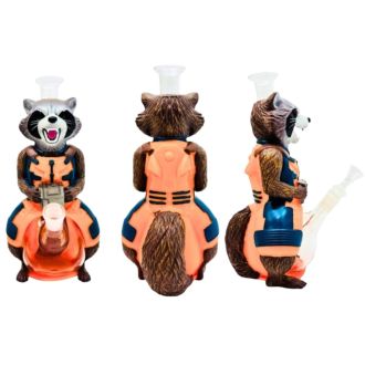 WPYHS123 WATERPIPE 10.5" ROCKET RACCOON (H480)
