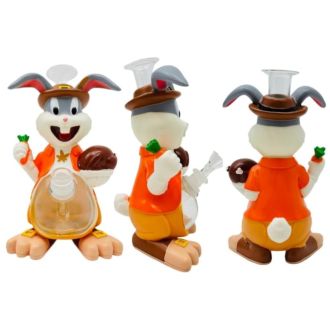 WPYHS128 WATERPIPE 9" GRATEFUL RABBIT (H534)