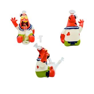 WPYHS135 WATERPIPE 10" ZOMBIE PATRICK STAR (H525)