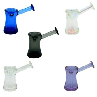 WULF ROOK GLASS BUBBLER 2.5"