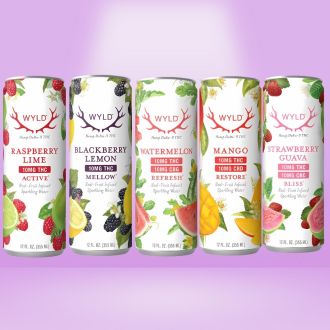 WYLD Hemp D9 10mg Sparkling Water 12oz. CAN 4 Per Pack