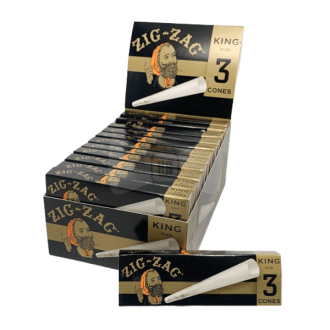 Zig Zag Cones King Size - 3 Cones In Pack - 24 In Box