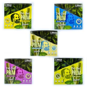 Zig Zag Palm Mini Rolls - 2 Counts Per Pack - 15 Packs Per Box