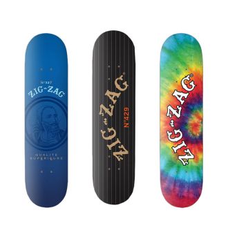 Zig Zag Skate Deck 28" Inch X 8 " Inch