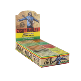 Ziggy Marley Unbleached Rolling Papers 1 1/4 Size - 25 In Box