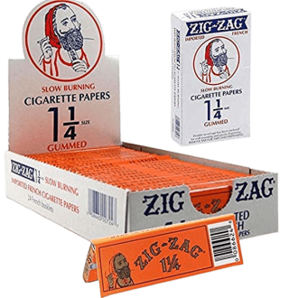 Zigzag 1 1/4 French Orange Rolling Papers