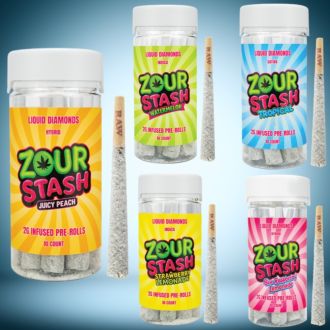 ZOUR STASH Liquid Diamonds 2g PreRoll Jar